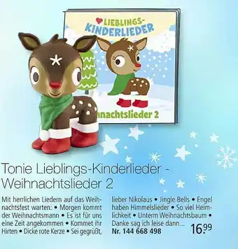 Weltbild Tonie lieblings-kinderlieder - weihnachtslieder 2 Angebot