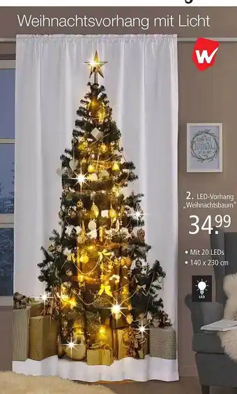 Weltbild Led-vorhang weihnachtsbaum Angebot