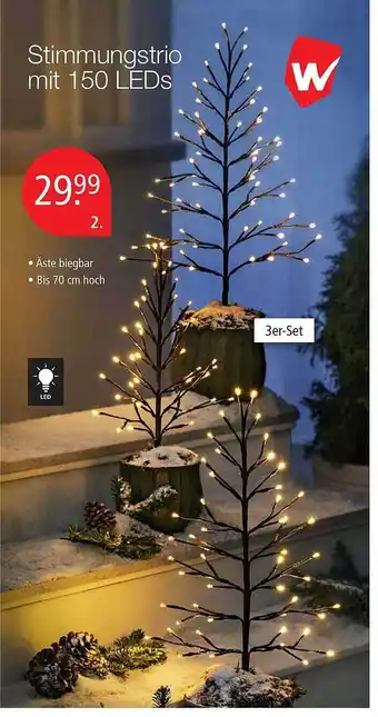 Weltbild Stimmungstrio mit 150 led Angebot