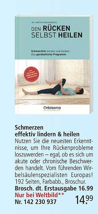 Schmerzen effektiv lindern & heilen Angebot bei Weltbild