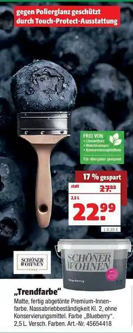 Hagebau Schöner wohnen „trendfarbe“ Angebot