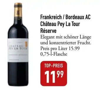 Galeria Markthalle Chateau Pey La Tour Reserve 750ml Angebot