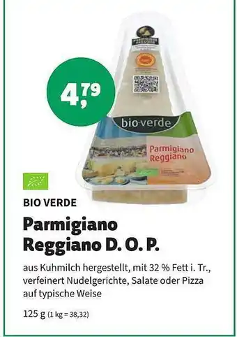 Erdi Biomarkt Bio verde parmigiano reggiano dop Angebot