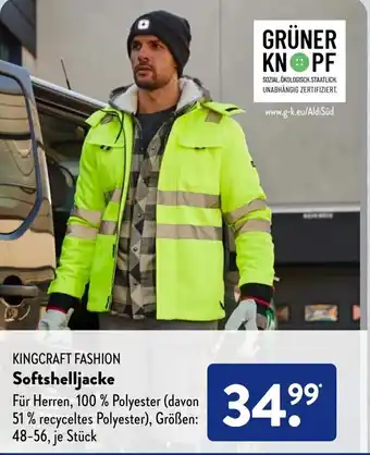 Aldi Süd Kingcraft Fashion Softshelljacke Angebot