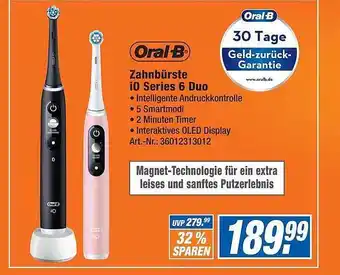 Expert Technomarkt Oral-b zahnbürste io series 6 duo Angebot