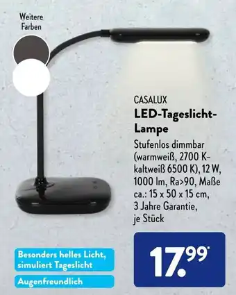 Aldi Süd Casalux LED Tageslicht Lampe Angebot