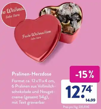 Aldi Süd Pralinen Herzdose Angebot