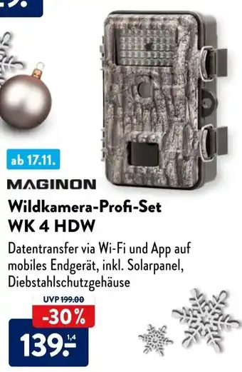 Aldi Süd Maginon Wildkamera Profi Set WK 4 HDW Angebot