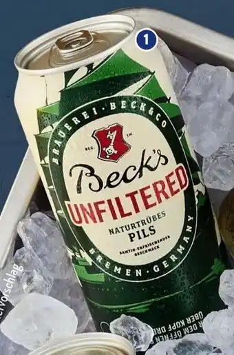 Aldi Süd Beck's Unfiltered 0,44 L Dose Angebot