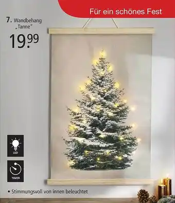 Weltbild Wandbehang tanne Angebot