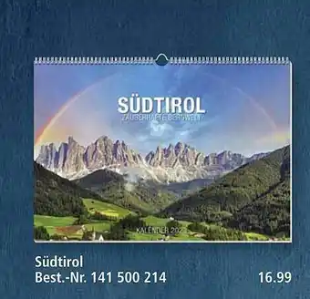 Weltbild Südtirol kalender 2023 Angebot