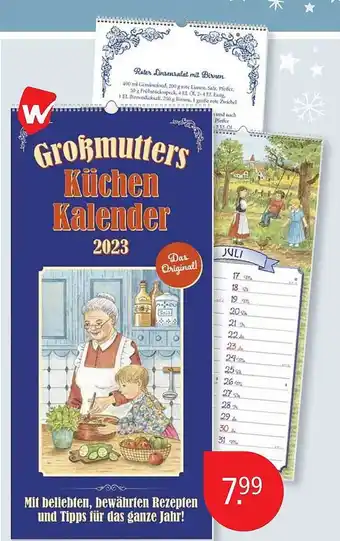 Weltbild Broßmutters küchen kalender 2023 Angebot