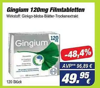 Easy Apotheke Gingium filmtabletten Angebot