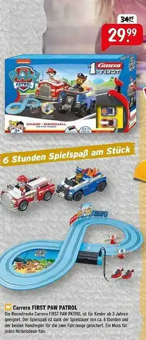 Raiffeisen Markt Carrera first paw patrol Angebot