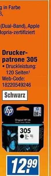 Expert Hp druckerpatrone 305 Angebot