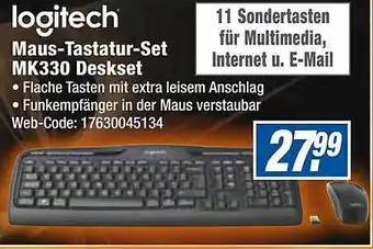 Expert Logitech maus-tastatur-set mk330 deskset Angebot