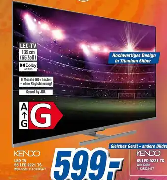 Expert Kendo led tv 55 led 9221ts Angebot