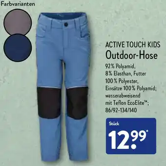 Aldi Nord Active Touch Kids Outdoor Hose Angebot