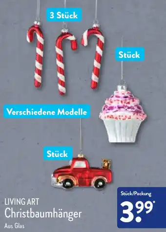 Aldi Nord Living Art Christbaumhänger Angebot