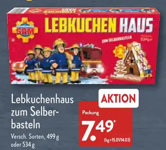 Aldi Nord Lebkuchenhaus zum Selberbasteln 499 g oder 534 g Angebot