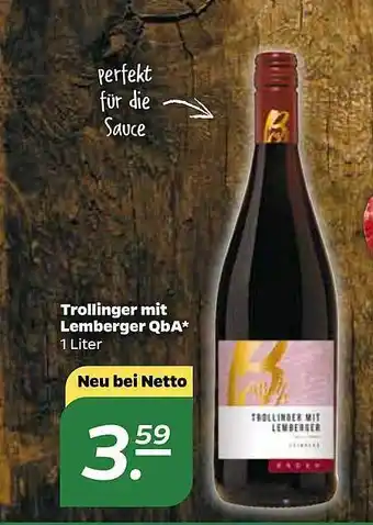 NETTO Trollinger mit Lemberger QbA Angebot