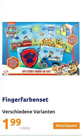 Action Fingerfarbenset Angebot