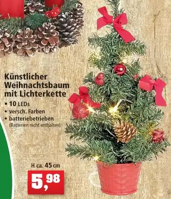 Thomas Philipps Künstlicher Weihnachtsbaum mit Lichterkette Angebot