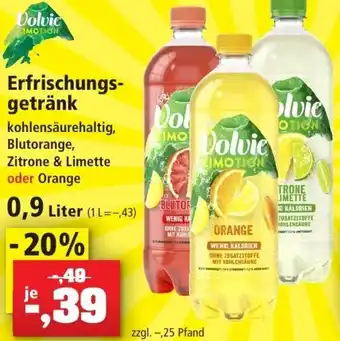 Thomas Philipps Volvic Limotion Erfrischungsgetränk 0,9 Liter Angebot