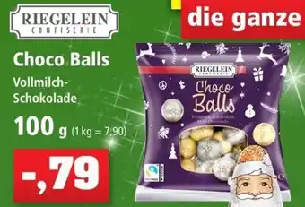 Thomas Philipps Riegelein Confiserie Choco Balls Vollmilch Schokolade 100 g Angebot