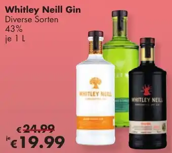 Travel Free Whitley Neill Gin 1 L Angebot