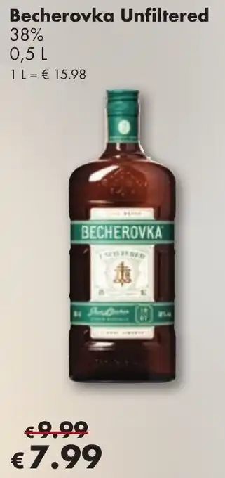 Travel Free Becherovka Unfiltered 0,5 L Angebot