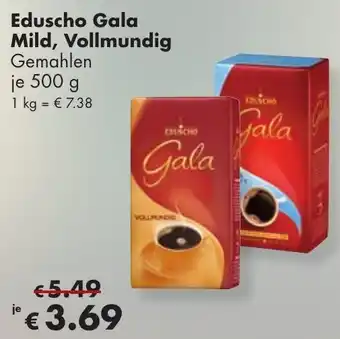Travel Free Eduscho Gala Mild, Vollmundig 500 g Angebot