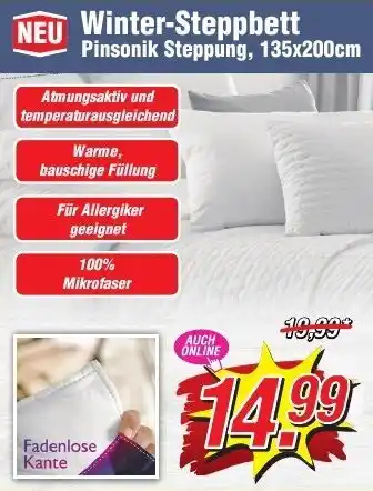 Wiglo Wunderland Winter Steppbett Angebot