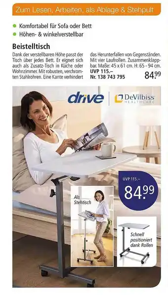 Weltbild Beistelltisch drive Angebot