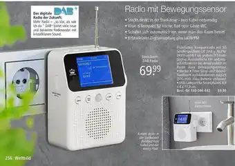 Weltbild Radio mit bewegungssensor Angebot