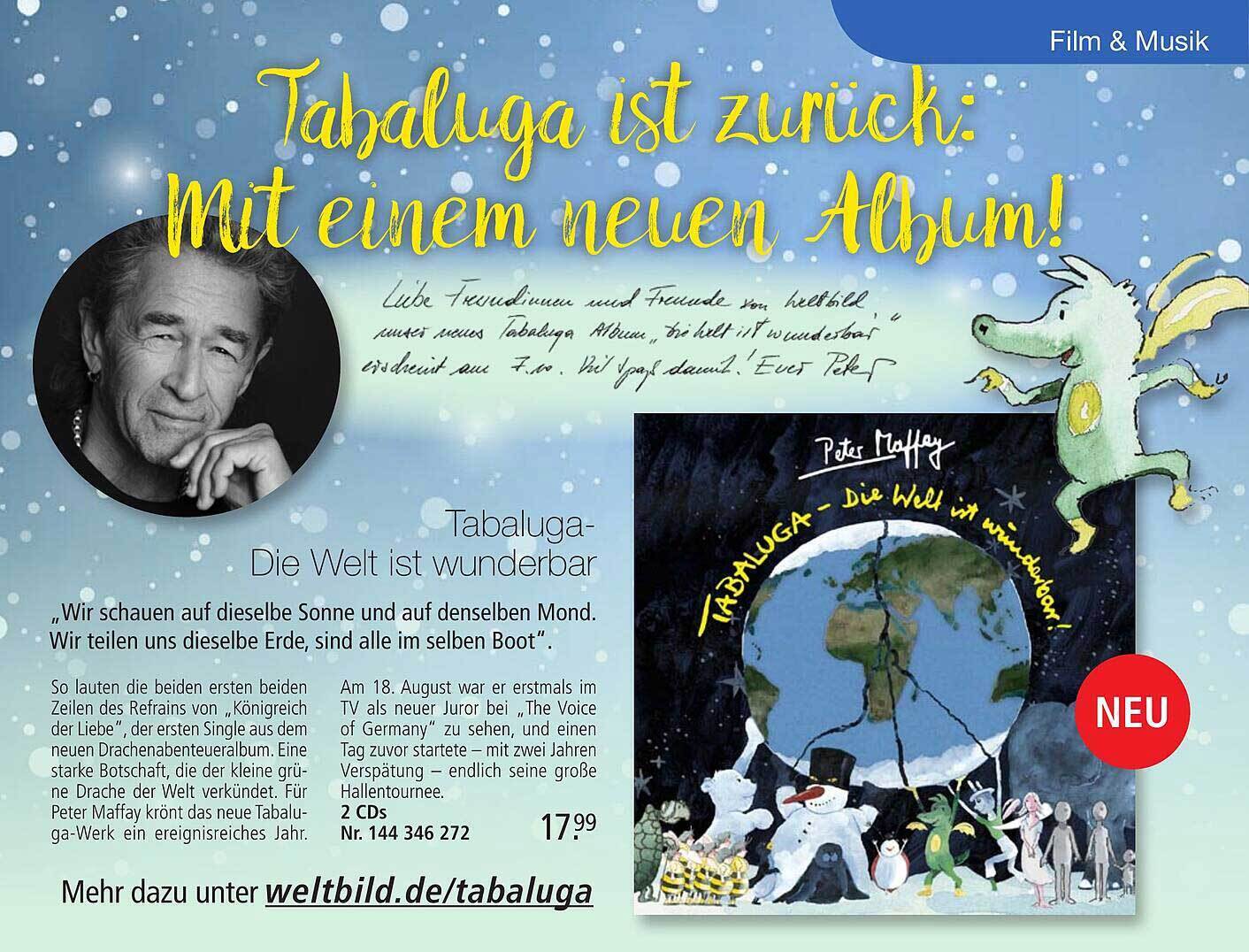 Tabaluga - die welt ist wunderbar Angebot bei Weltbild