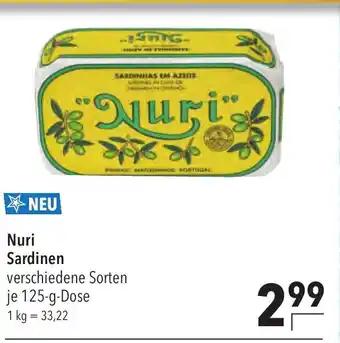 CITTI Markt Nuri Sardinen 125 g Angebot