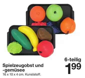 Zeeman Spielzeugobst und gemüsee 6-teilig Angebot