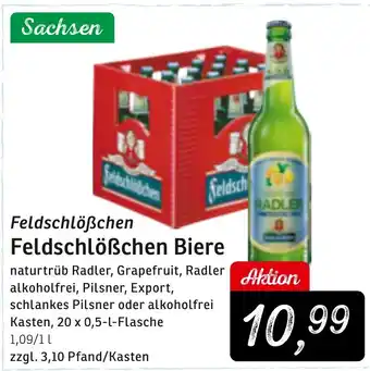 KONSUM Feldschlößchen Biere 20x0,5 L Flasche Angebot