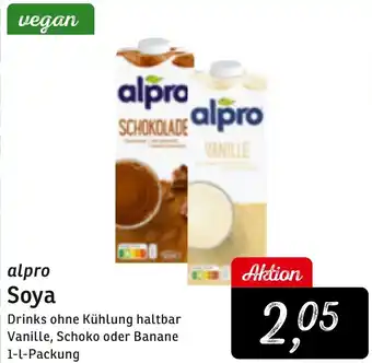 KONSUM Alpro Soya 1 L Packung Angebot