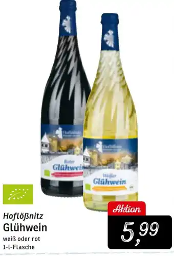 KONSUM Hoflößnitz Glühwein 1 L Flasche Angebot