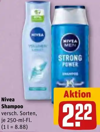 REWE Nivea Shampoo 250 ml Fl. Angebot