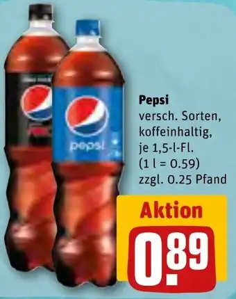 REWE Pepsi 1,5 L-Fl. Angebot