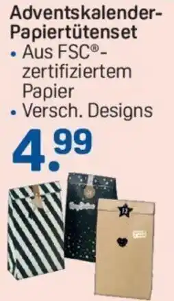 Rossmann Adventskalender Papiertütenset Angebot