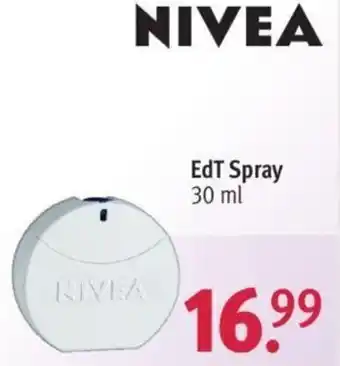 Rossmann Nivea EdT Spray 30 ml Angebot