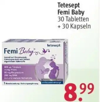 Rossmann Tetesept Femi Baby 30 Tabletten+30 Kapseln Angebot