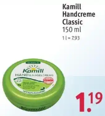 Rossmann Kamill Handcreme Classic 150 ml Angebot