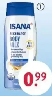 Rossmann Isana reichhaltige Bodymilk 400 ml Angebot