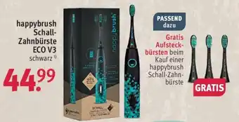 Rossmann Happybrush Schall Zahnbürste ECO V3 Angebot