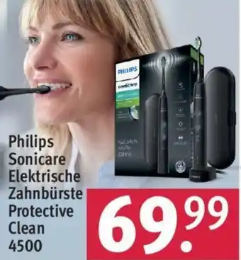 Rossmann Philips Sonicare Elektrische Zahnbürste Protective Clean 4500 Angebot